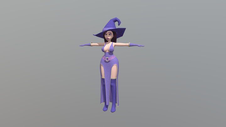35_Beatrix_Witch 3D Model