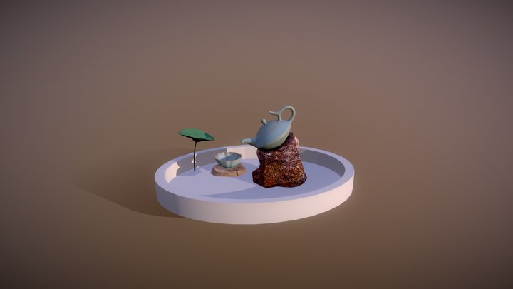 Teapot Pond 3D Model
