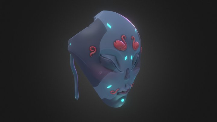 - Technological Mask - 3D Model