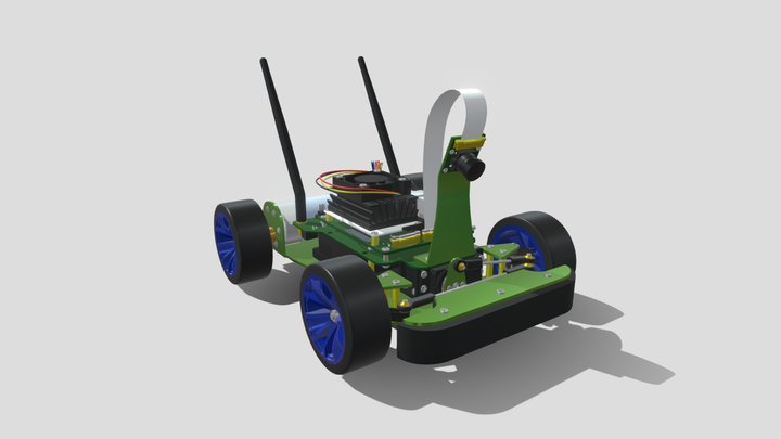 JetRacer AI Robot Car Kit for Nvidia Jetson 3D Model