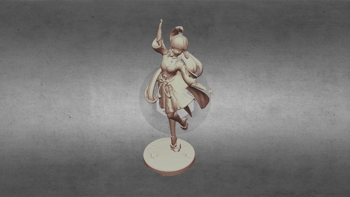 Ayaka Genshin 3D Model