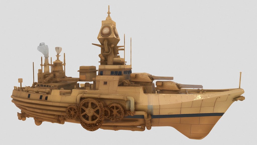 Steampunk-Ship-✘-Ⅰ᛫