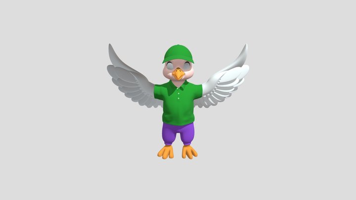 Bangladesh Cricket Premier League 2024 Mascot 3D Model