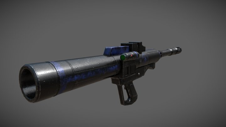 RPS-6 (Clone Trooper Rocket Launcher) 3D Model