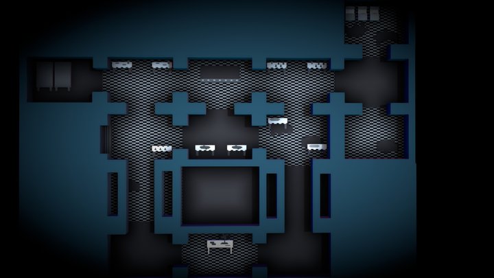 Fnaf 1 8-Bit Map
