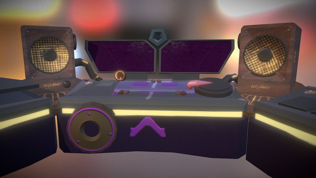 Dj Station - 3D model by kiamteck (@kiamteck_97) [a6e5640] - Sketchfab