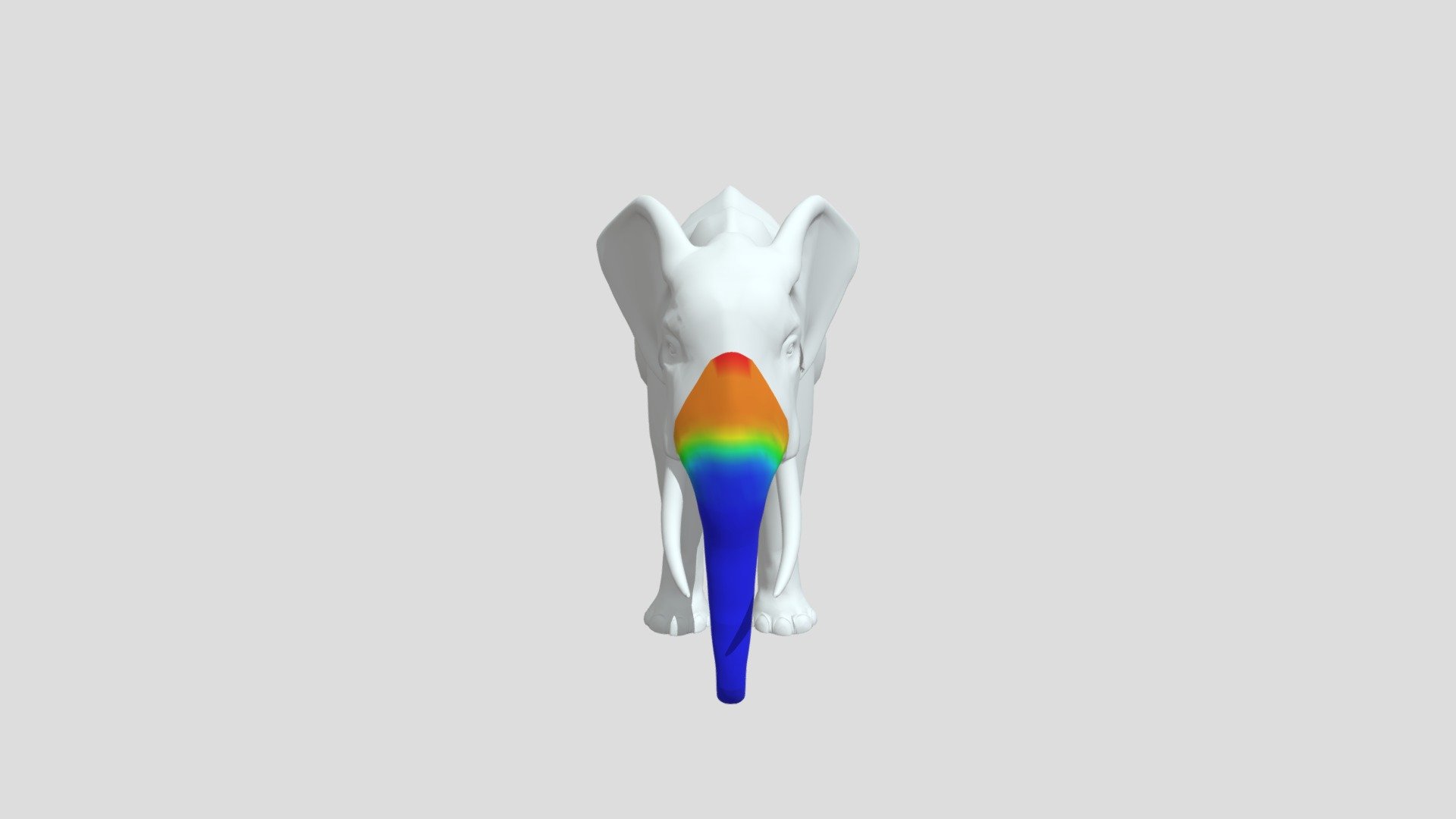 Elephant - 3D model by zhangbai [a6e57df] - Sketchfab