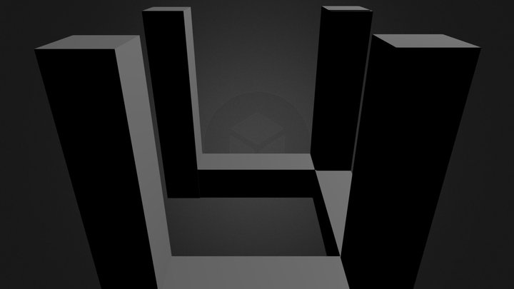 3d u.blend 3D Model