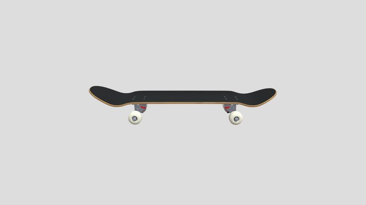 Classic_skateboard_usdz 3D Model
