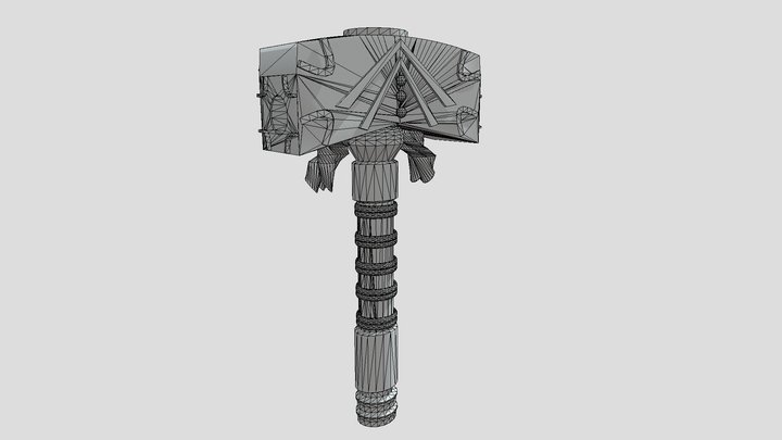 Mjlnoir 3D Model