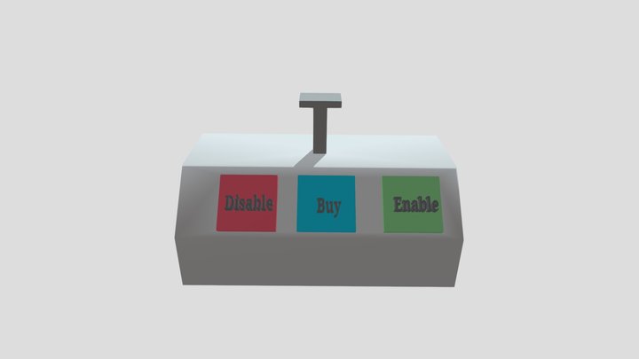 Cosmetic Stand 3D Model