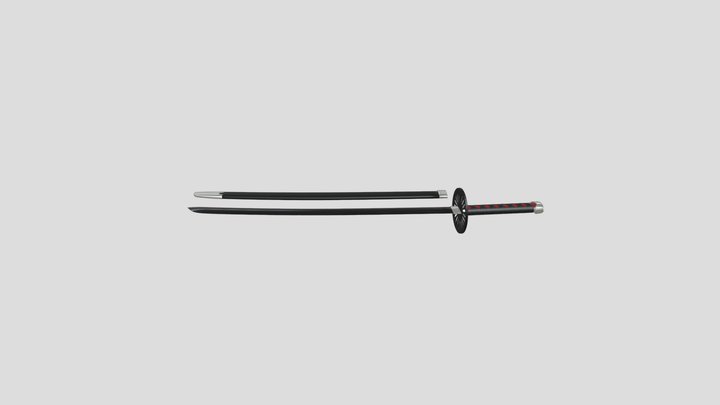 Japanese sword 3D Model