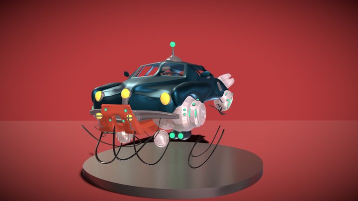 coche_futurmism 3D Model