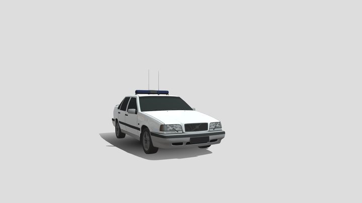 Volvo Police Car-British Police – Modello 3D gratuito STL