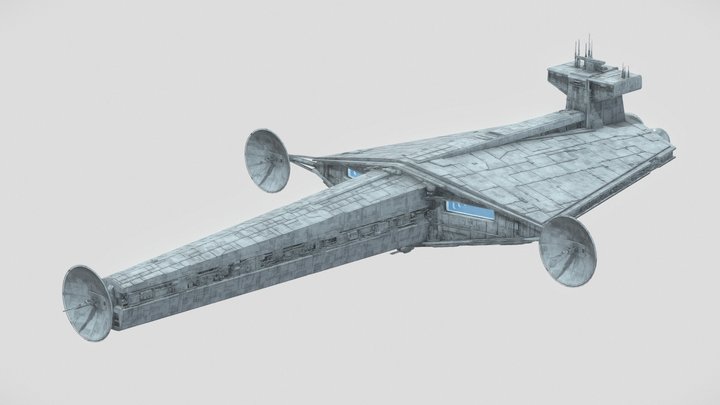 Cantwell-class Arrestor Cruiser - Star Wars 3D Model
