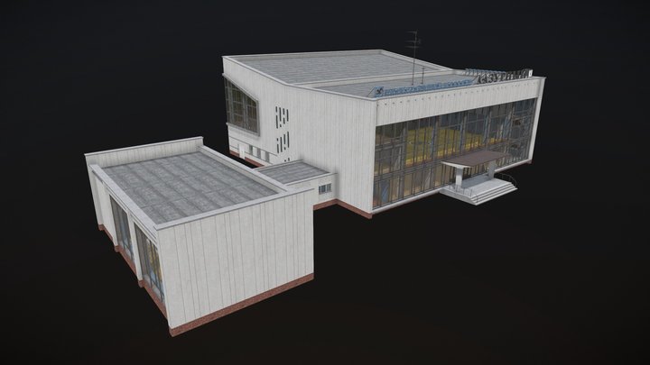 Pripyat pool "Lazurnyy" 3D Model