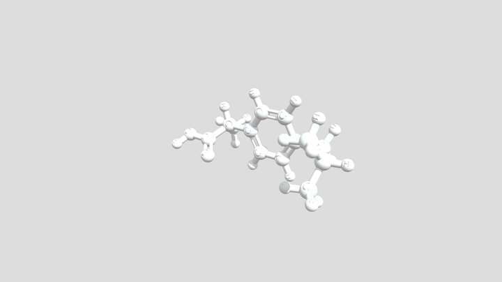 Ibuprofen, (+-) 3D Model — CAS 15687-27-1