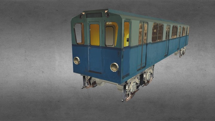 Метровагон типа Д|Metro car type D 3D Model