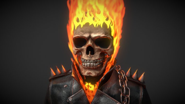 Ghost Rider 3D Model