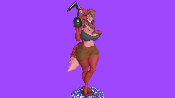 Foxy five nights at freddy's 3D Model