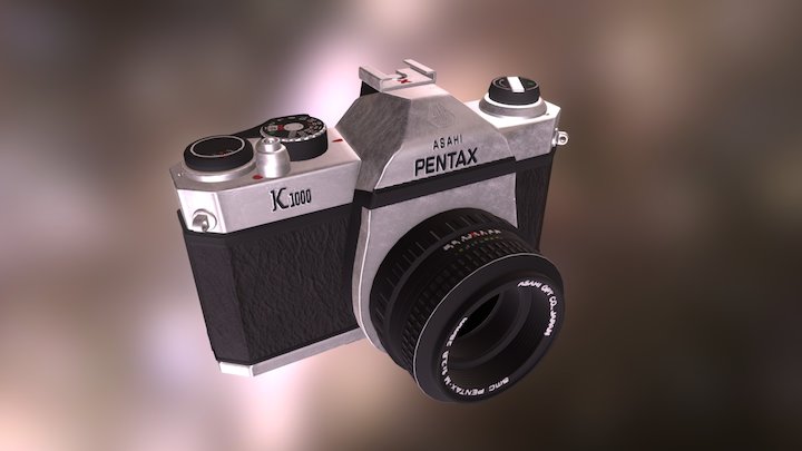 Pentax K1000 Game Ready Fan Art 3D Model