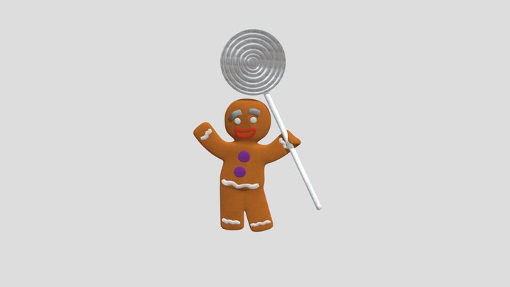 Shrek: The Gingerbread Man 3D Model