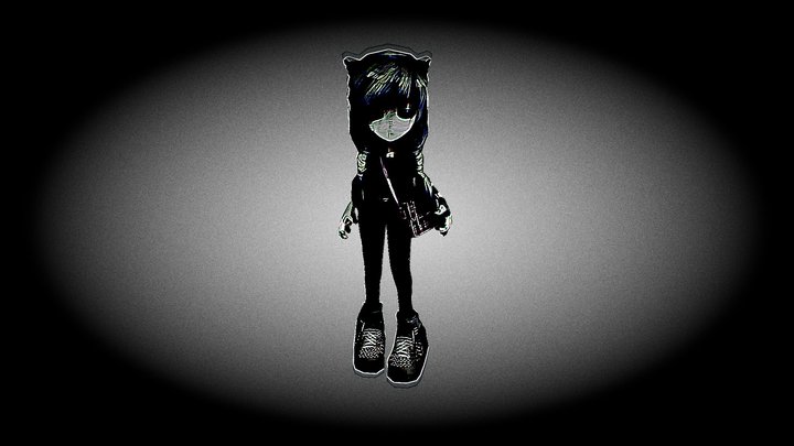 mask but creepy – Gratis 3D-model STL