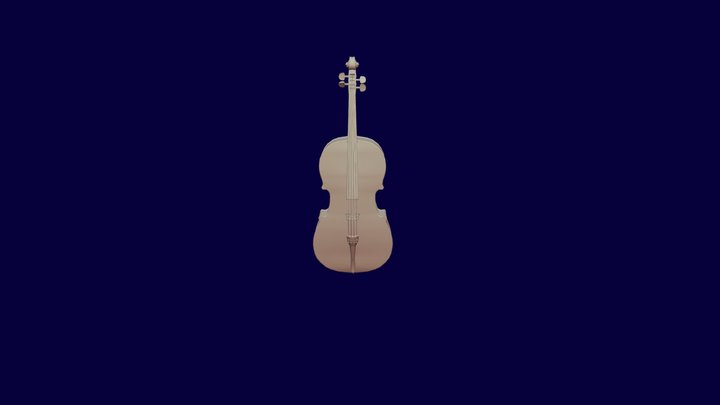 Cello for school project 3D Model