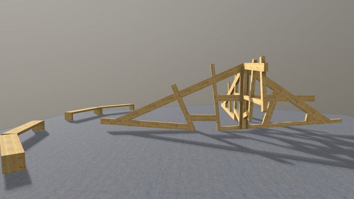 Klatrestativ 3D Model