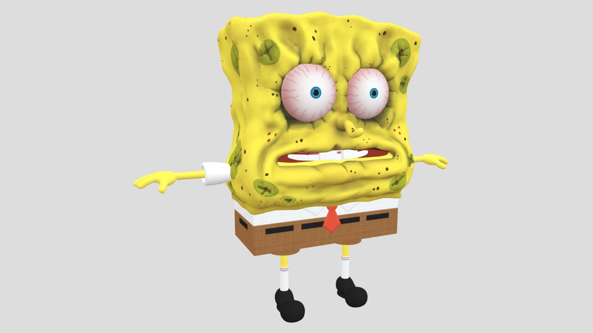 BFBBR - SpongeBob Drying Up - Download Free 3D model by SMF Features ...