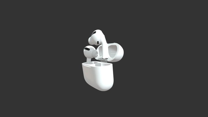 Headphones AirPods Pro 3D Model