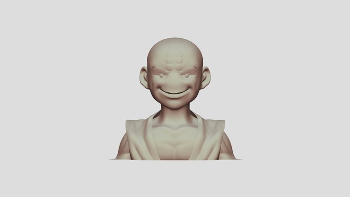 Krillin STL 3D Model