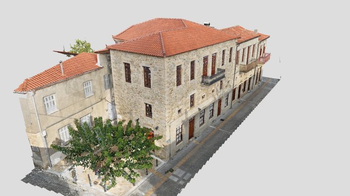 ΟΙΚΙΑ ΓΕΩΡΓΙΟΥ ΠΑΠΑΝΙΚΟΛΑΟΥ - ΚΥΜΗ 3D Model