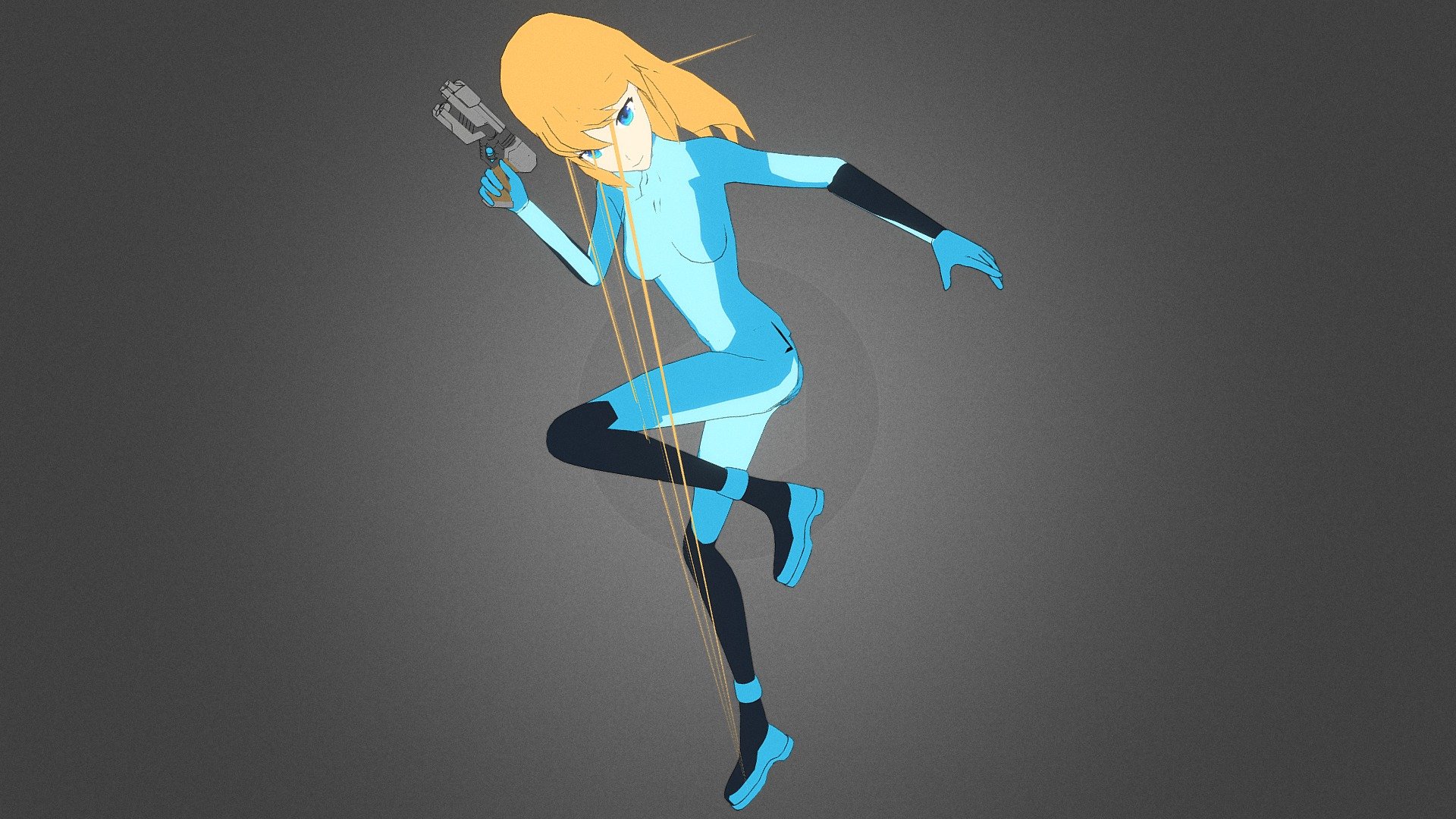 Samus Zero Suit Anime - Download Free 3D model by mateusbmarcelino  (@mateusbmarcelino) [a6f0b6d]