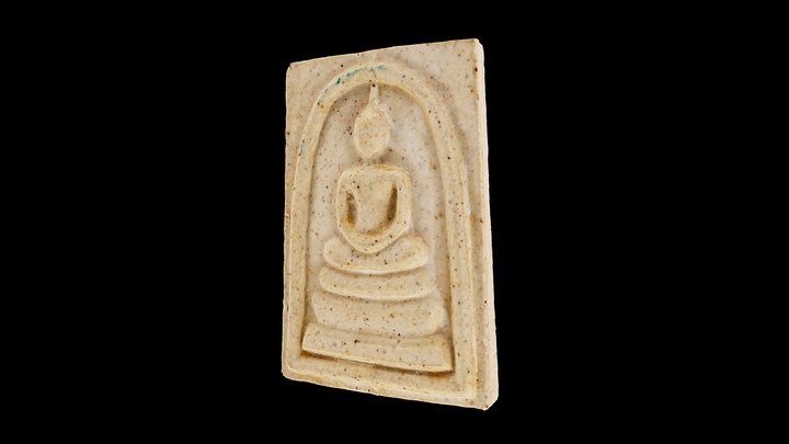 พระสมเด็จ (พระพุฒาจารย์ 214 ปี) พิมพ์เกศทะลุซุ้ม 3D Model