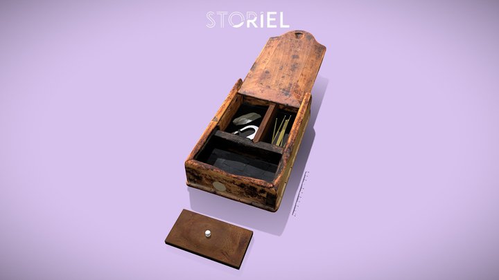Bocs golosg / Tinder box 3D Model