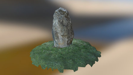Menhir Yverdon-Les-Bains 3D Model