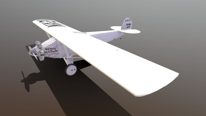 Ryan Spirit of St. Louis – Modello 3D gratuito STL