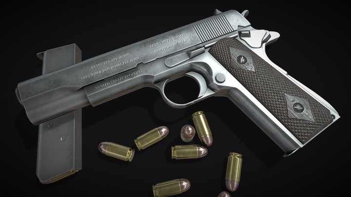 Colt M1911 3D Model
