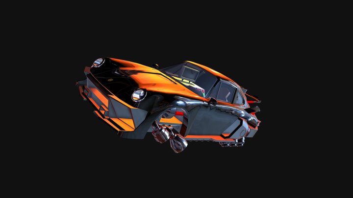 Porsche 911 Turbo - Modified 3D Model