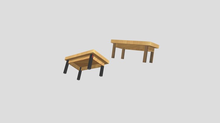 Meja 3D (Latihan) 3D Model