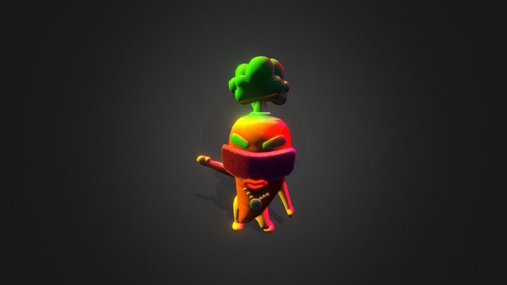 Carrot Dance 01 3D Model