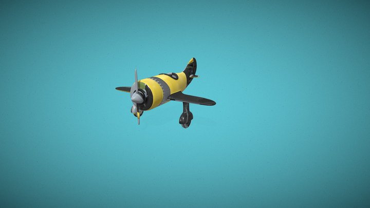 Flugzeug_Calvin 3D Model