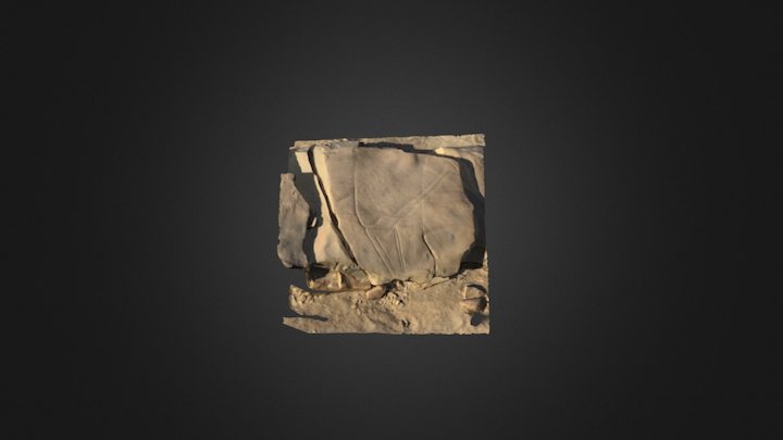 rock_art_giraffe 3D Model