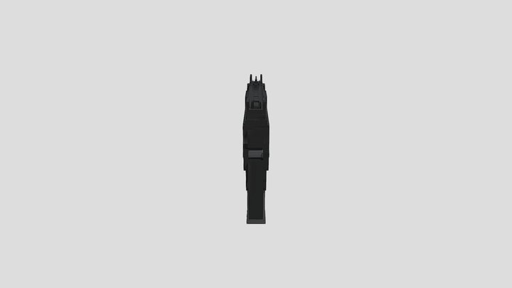 LowPoly UZI IMI 3D Model