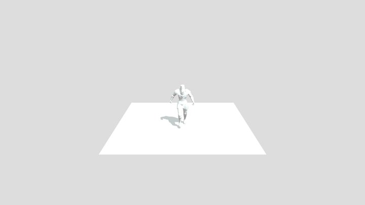Walk Animation 3D Model