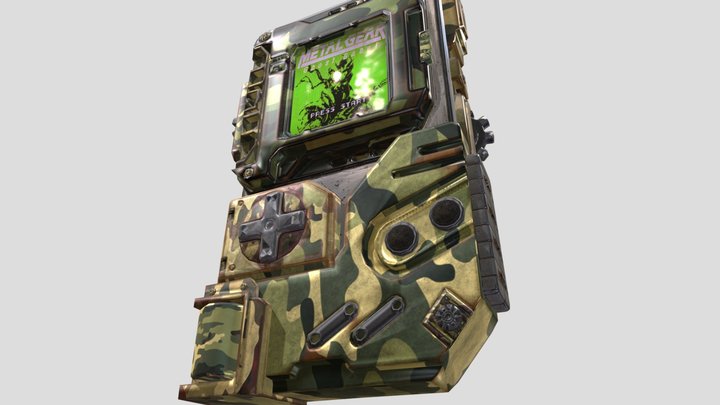 Tactical Game Boy - Metal Gear Soild version 3D Model