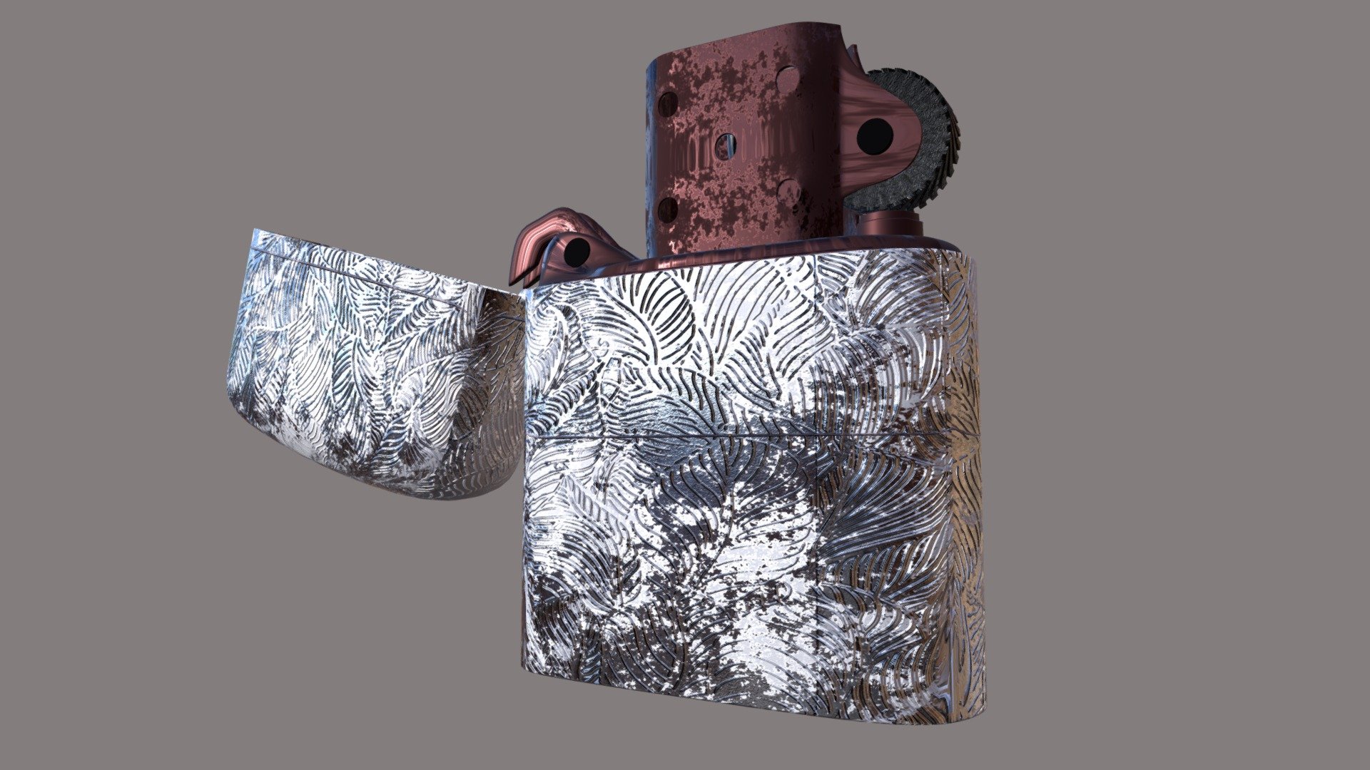 Scratched Petrol-Lighter Zippo - Download Free 3D model by ngmodels ...