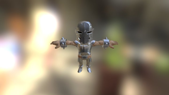 Little Knight Brom 3D Model