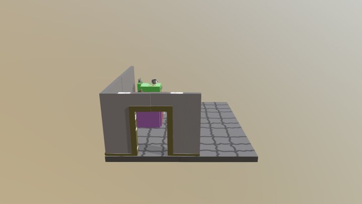 Kitchen Scene 3D Model